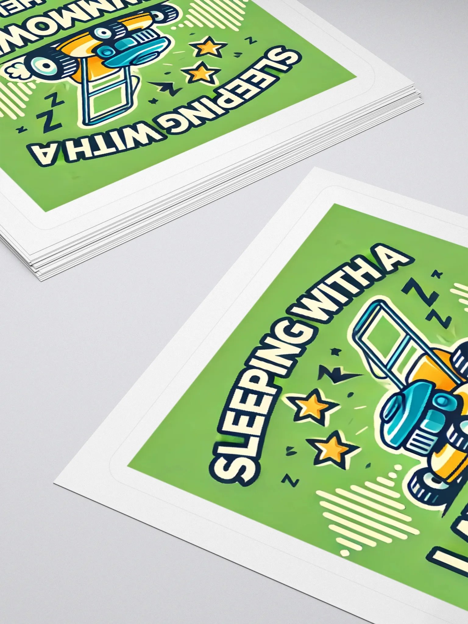 Sleeping with a Lawnmower Sticker – Send Help! product image (2)