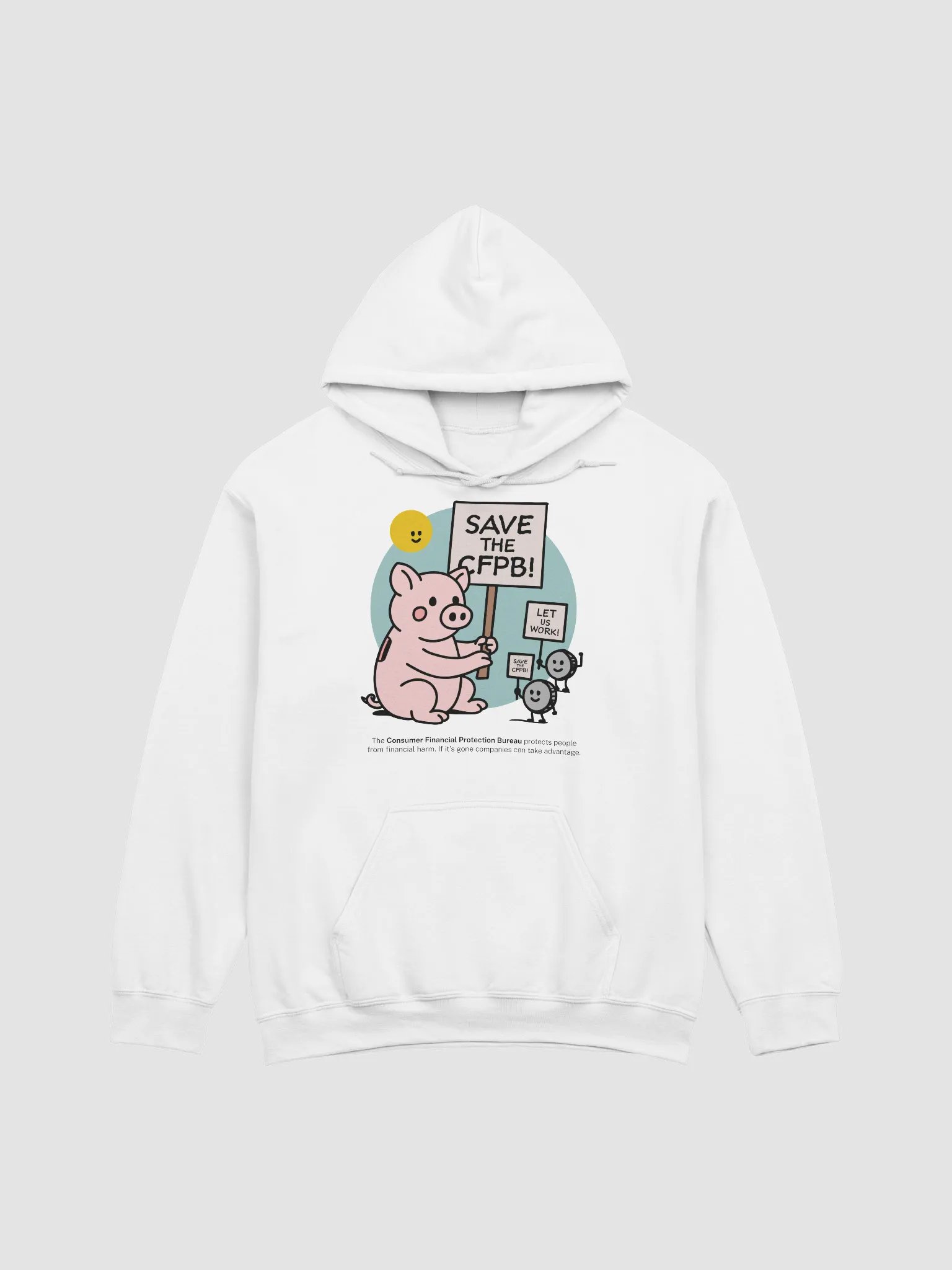 CFPB Piggy Bank Picket Hoodie product image (1)