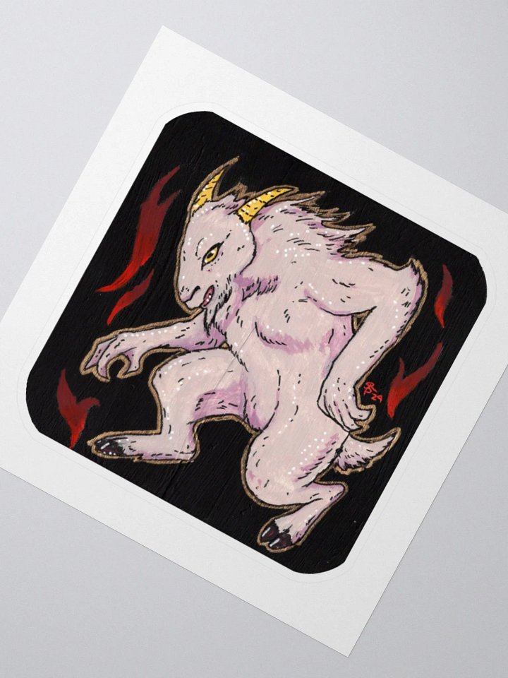 Goatman Kiss-Cut Vinyl Sticker product image (4)
