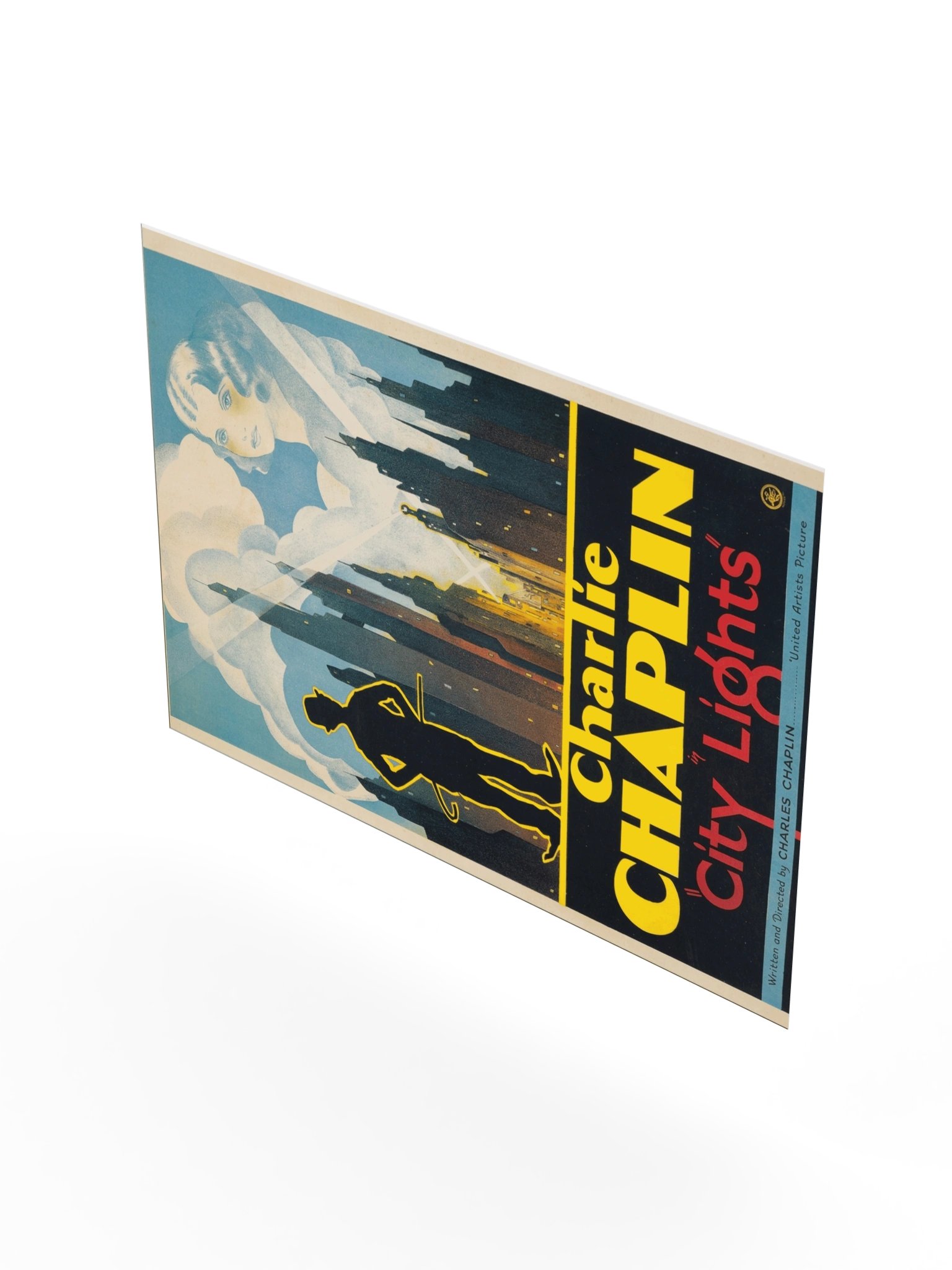City Lights (1931) – Charlie Chaplin Vintage Movie Poster product image (15)