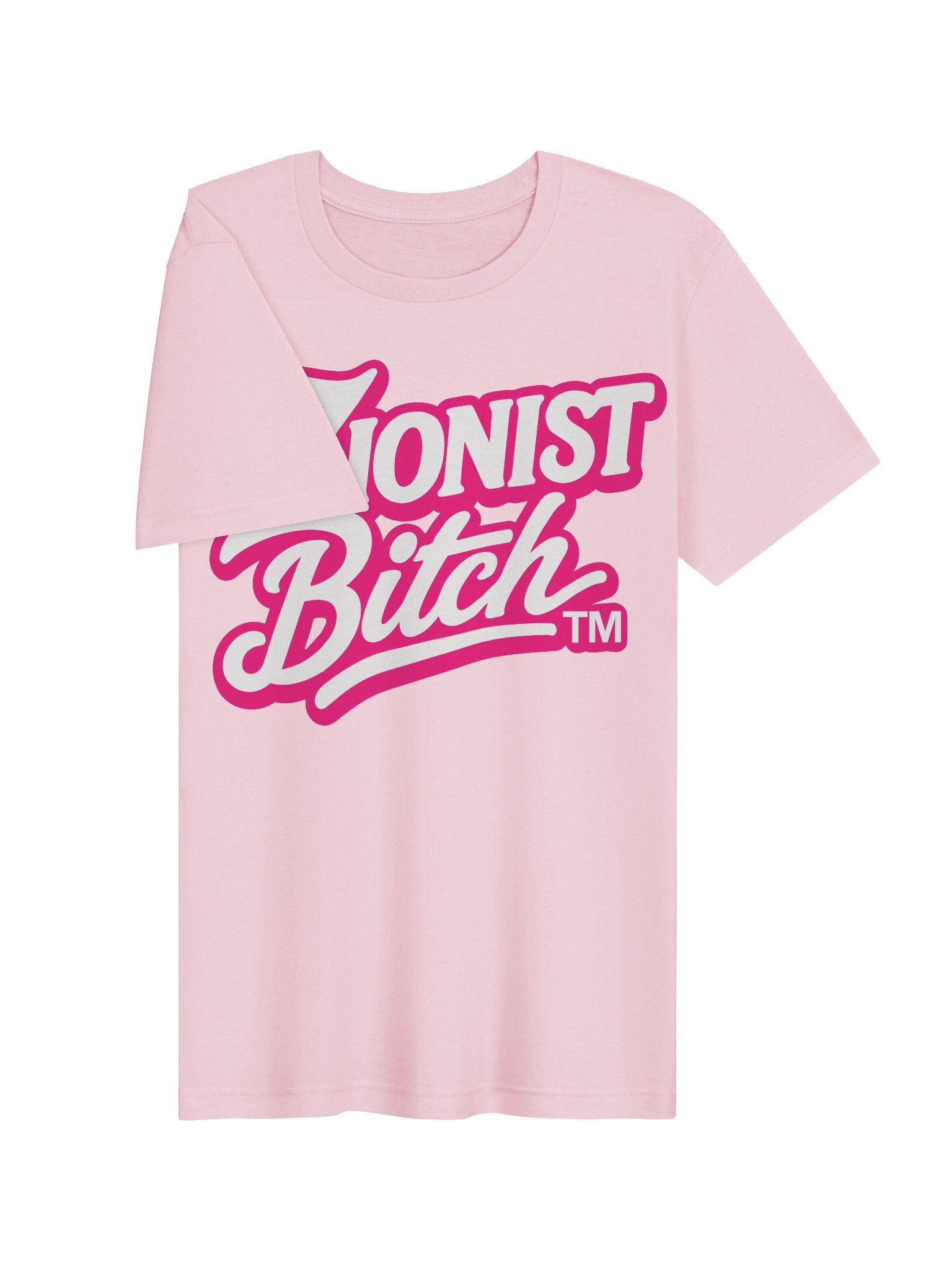 Zionist Bitch Script Tee (Pink) product image (3)
