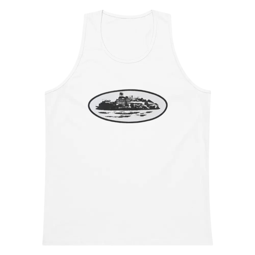 Corteiz Alcatraz Tank Top (Women’s) White product image (1)