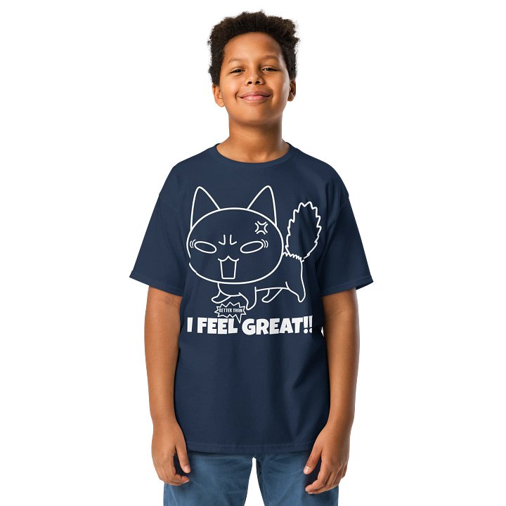 Ironic Emotional Expression - Unisex Youth Heavyweight T-shirt product image (6)
