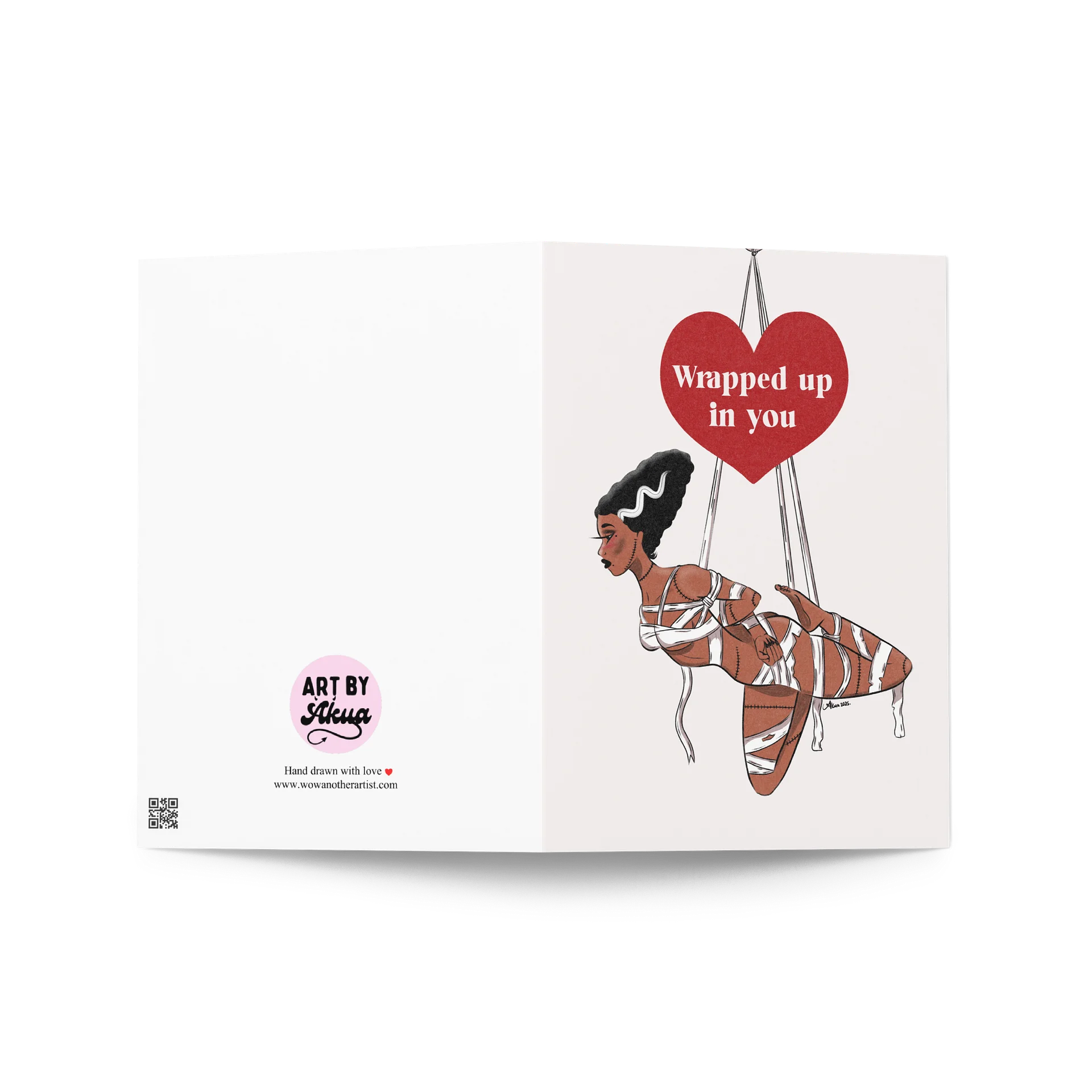 Wrapped Up In You - Valentine's Day Greeting Card product image (2)