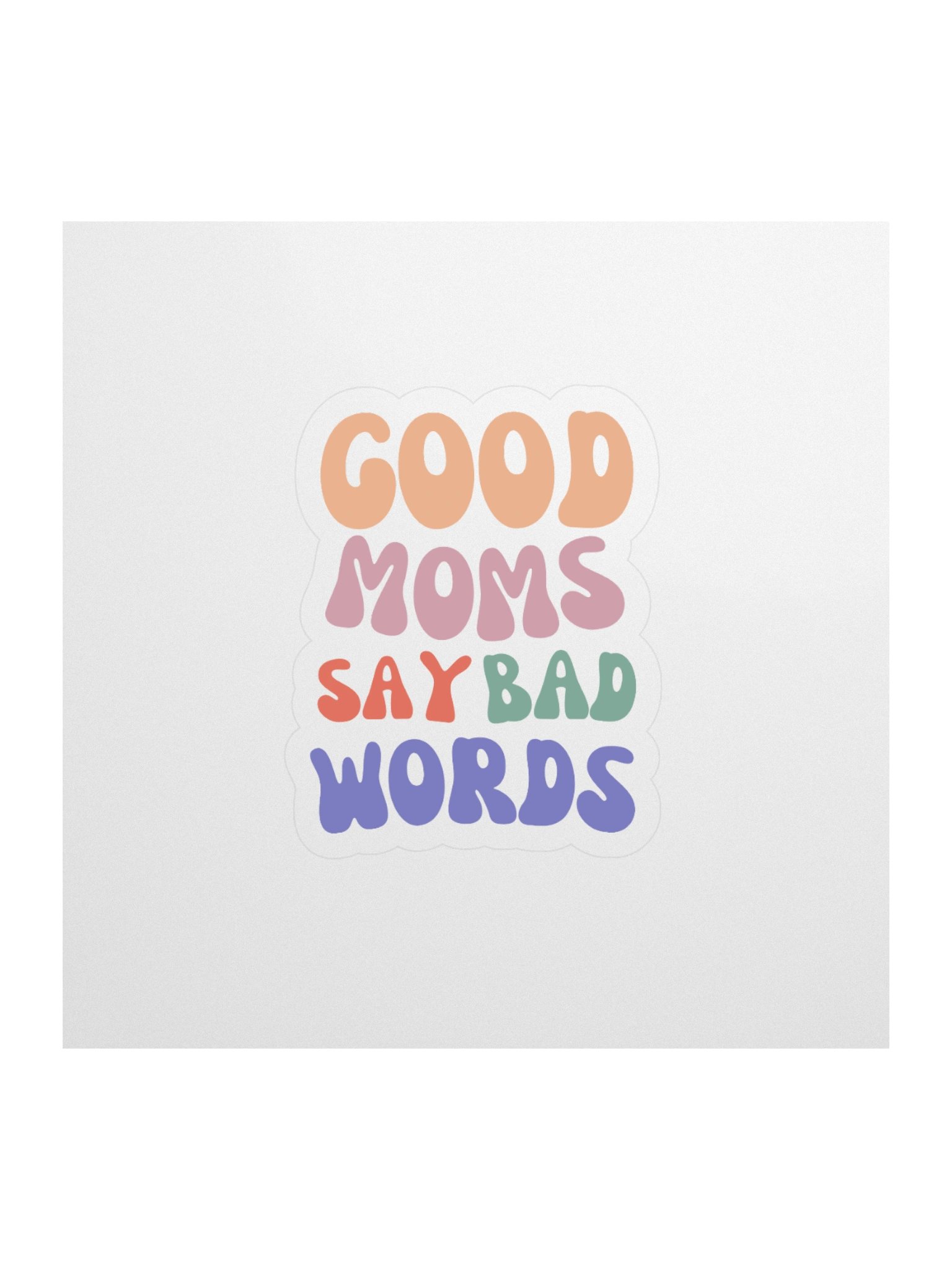 Cussin’ & Crushin’ It Cutout Sticker product image (1)