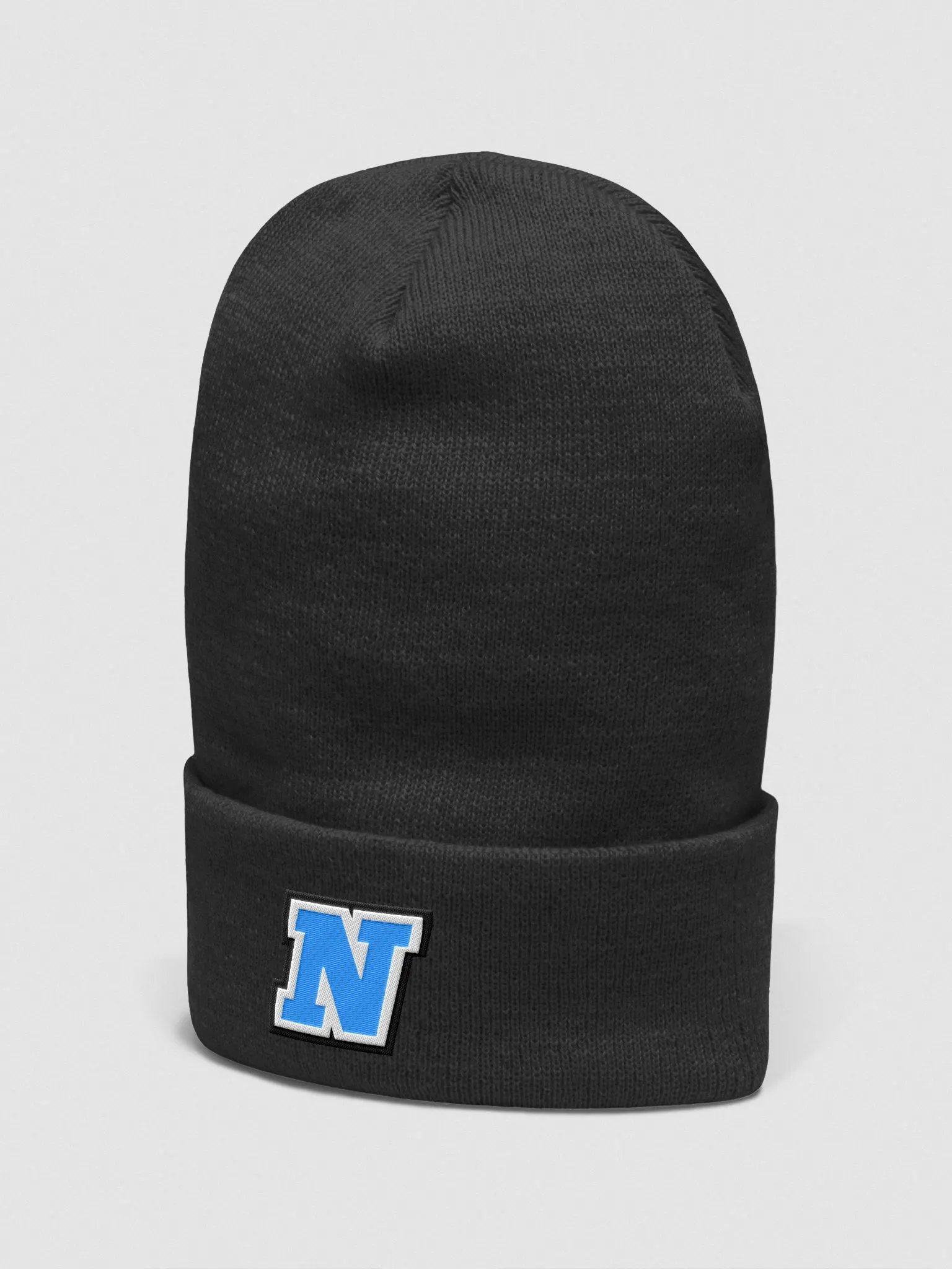 Nettos Game Room N - Yupoong Cuffed Beanie (Black) product image (2)