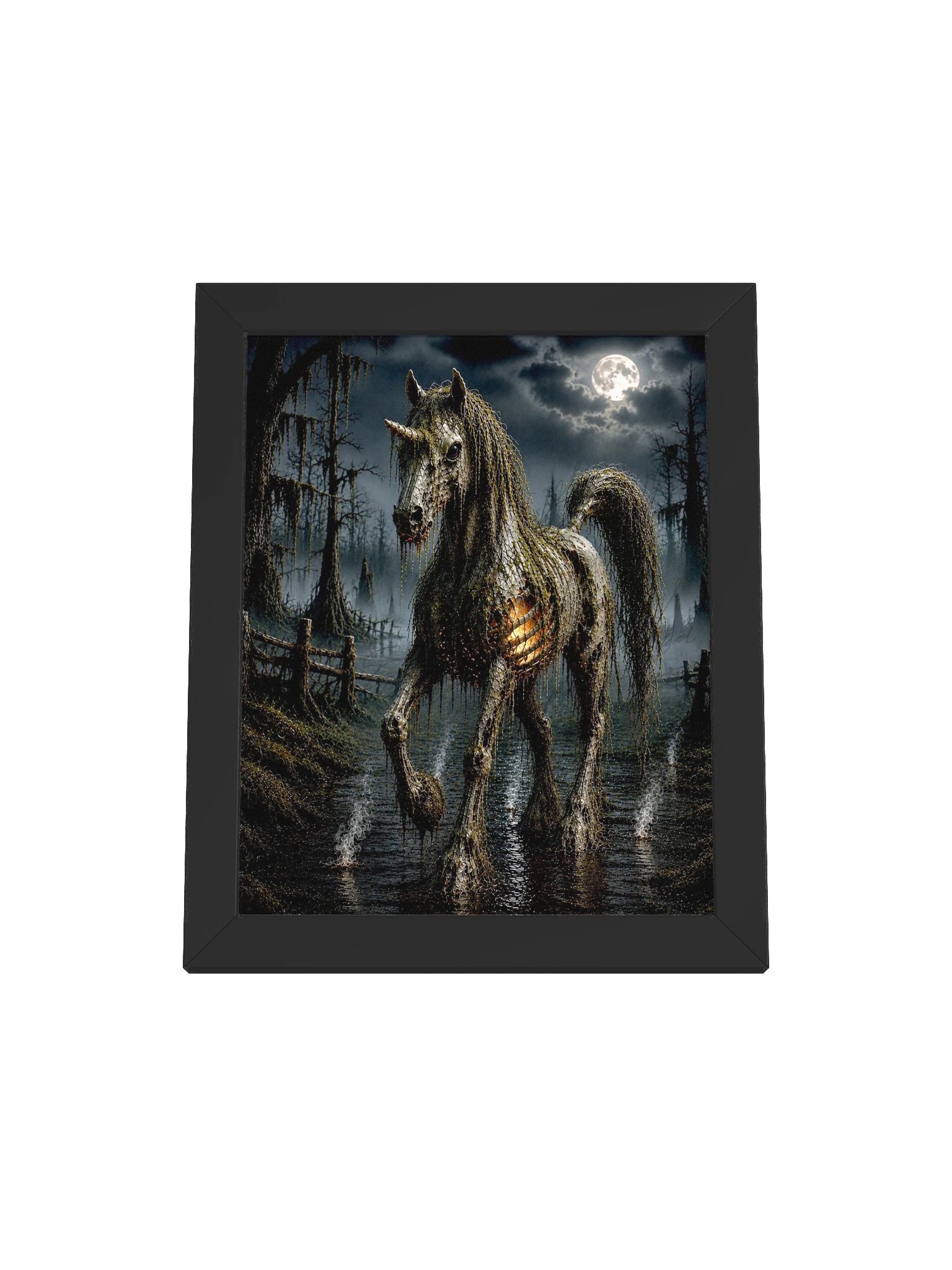 Halloween Unicorn Framed Poster II product image (97)