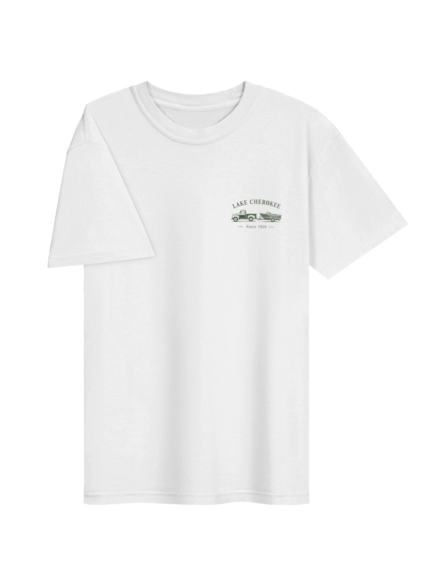 Lake Cherokee Vintage Truck Tee (green) product image (3)