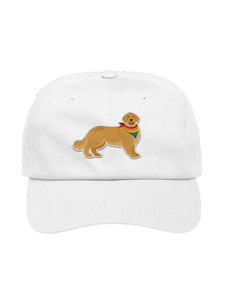 Pride Abby Golden Retriever White Hat product image (1)