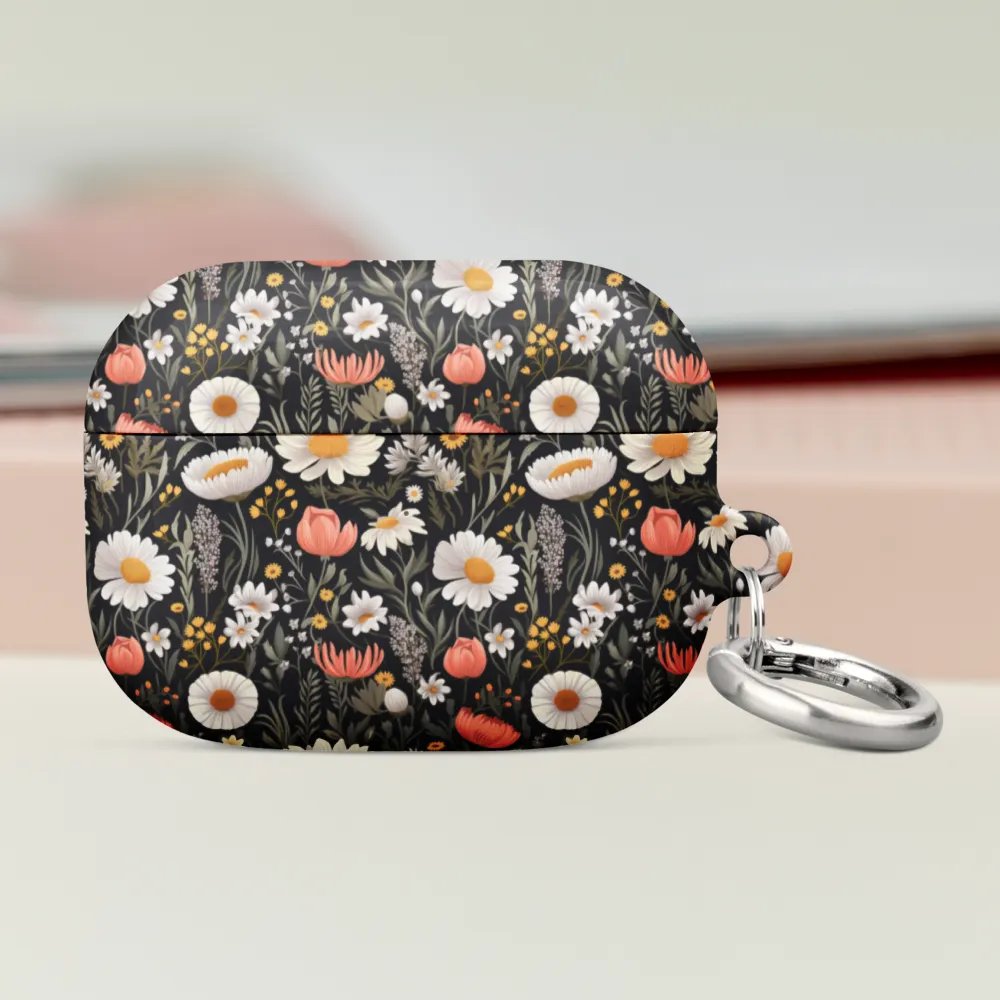 Blossom Elegance: Noir Garden All-Over Print AirPods® Pro Gen 1 and 2 Gen 1 and 2, Gen 3 Cases product image (11)