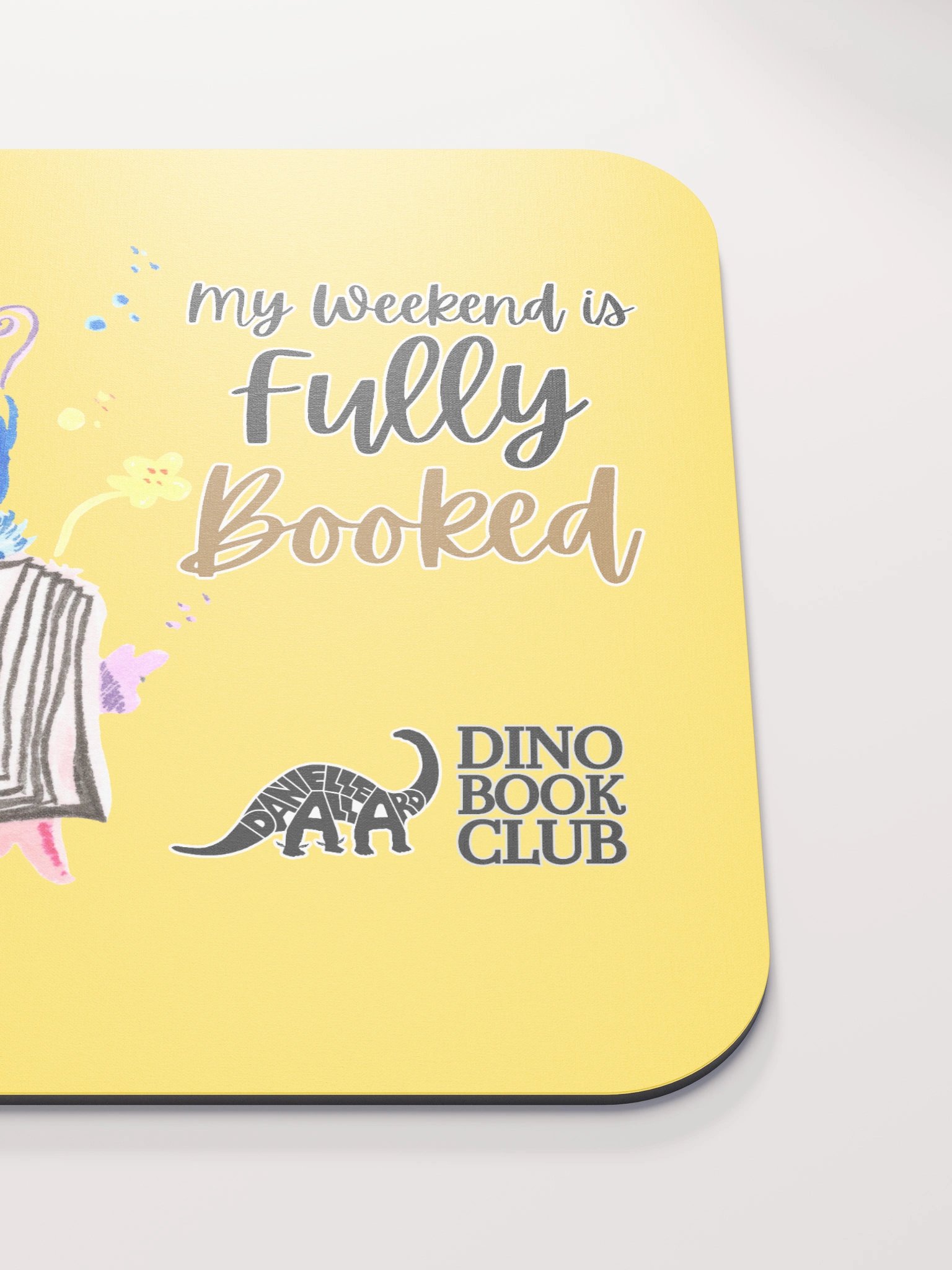 Dino Book Club Mouse Pad product image (6)