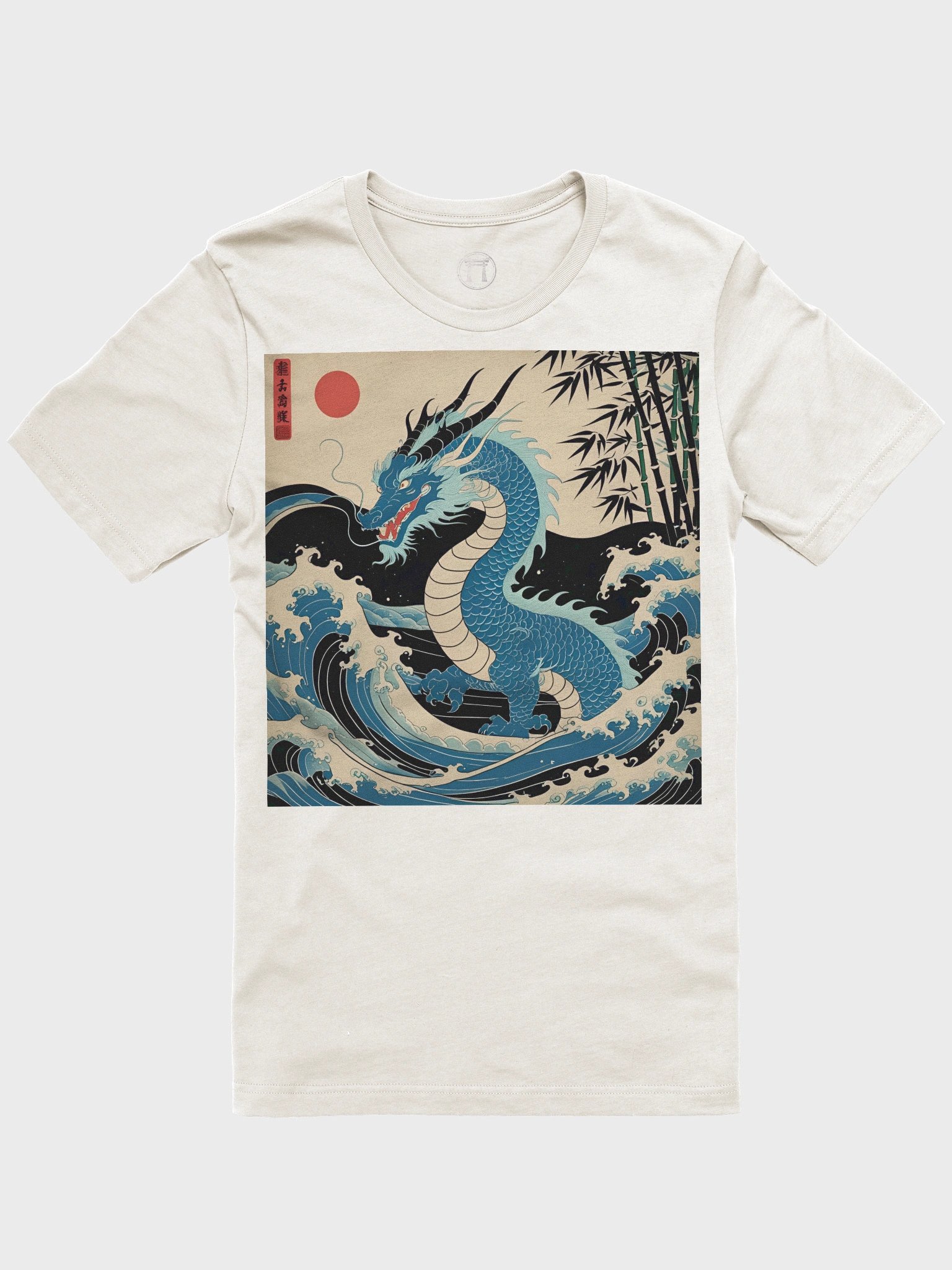 Ryoshin - Urashima Tarō (Teal Dragon), Ancient Ryū Collection, T-Shirt, Front Design product image (1)