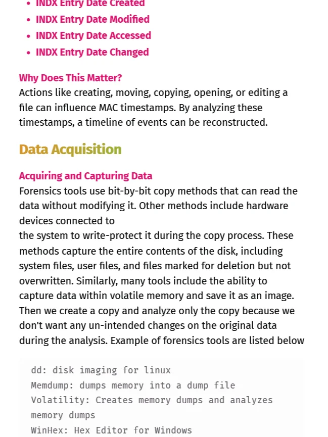 Computer Forensics Study Notes product image (2)