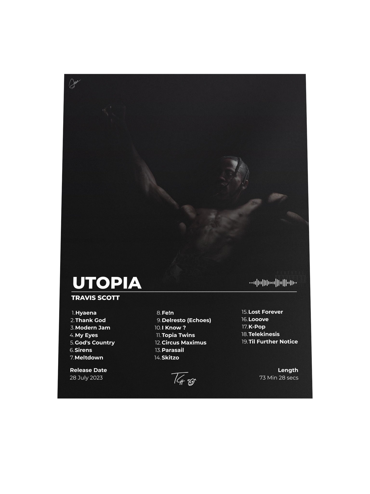 UTOPIA Travis Scott Album Poster product image (7)