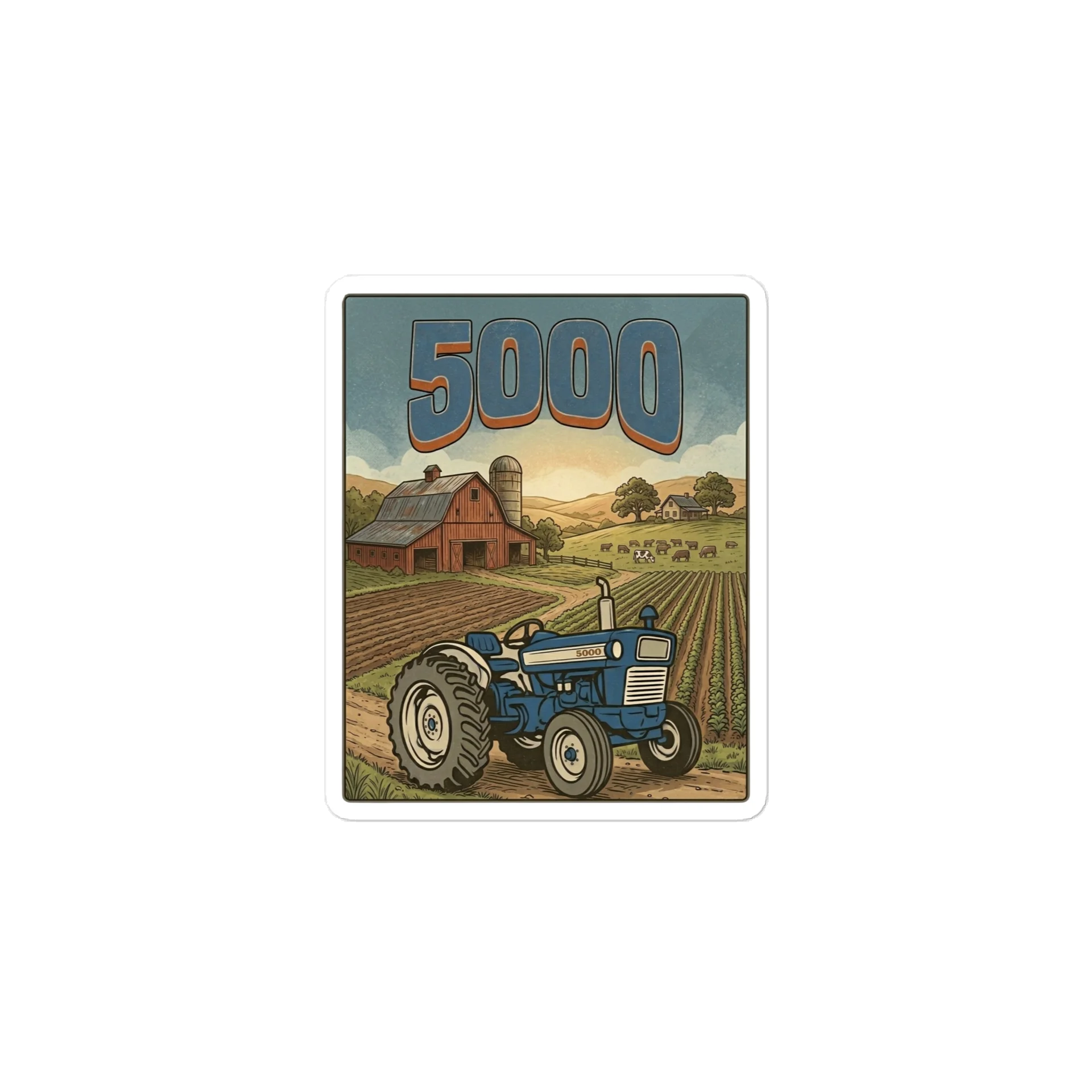 5000 Tractor Scene Sticker product image (1)