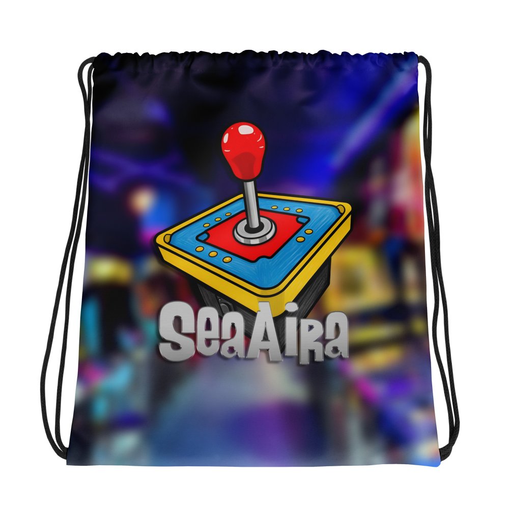 Joystick Drawstring Backpack product image (1)