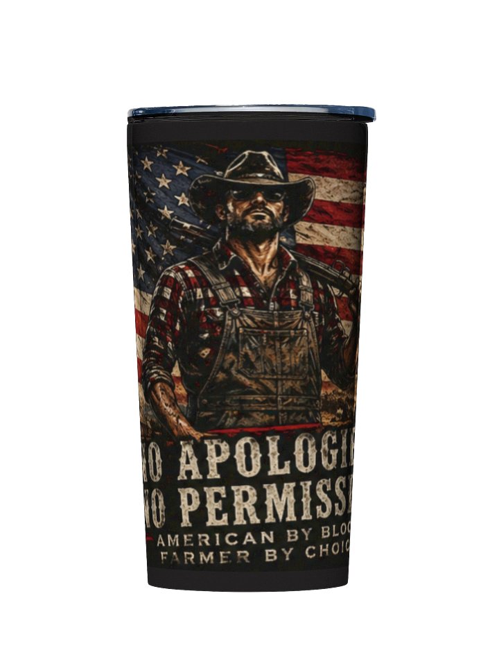 No Apologies - No Permission 20oz Stainless Steel Tumbler product image (1)