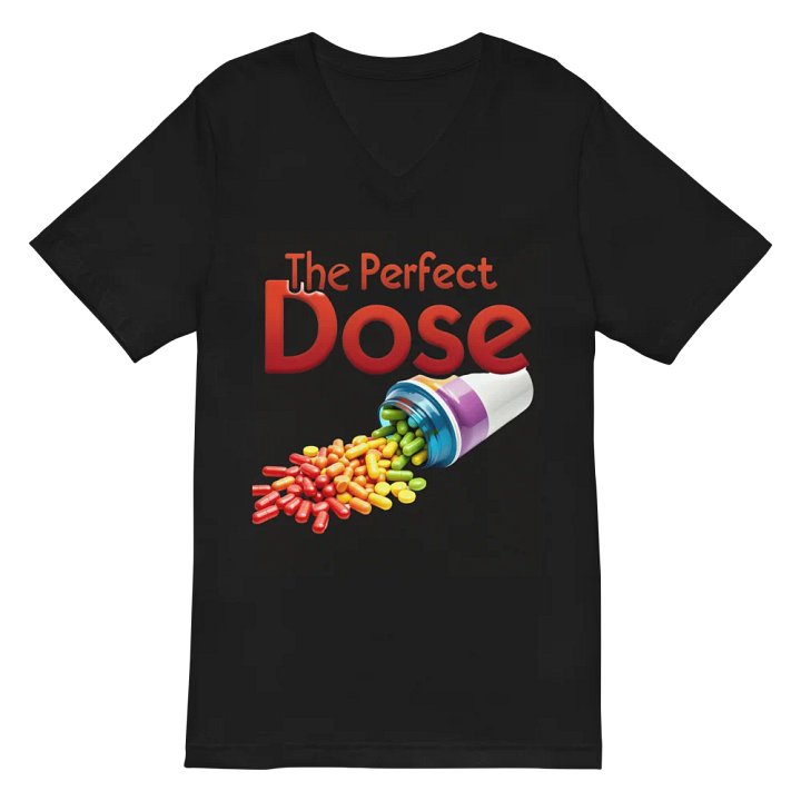 The Perfect Dose Unisex V-Neck Tee product image (3)