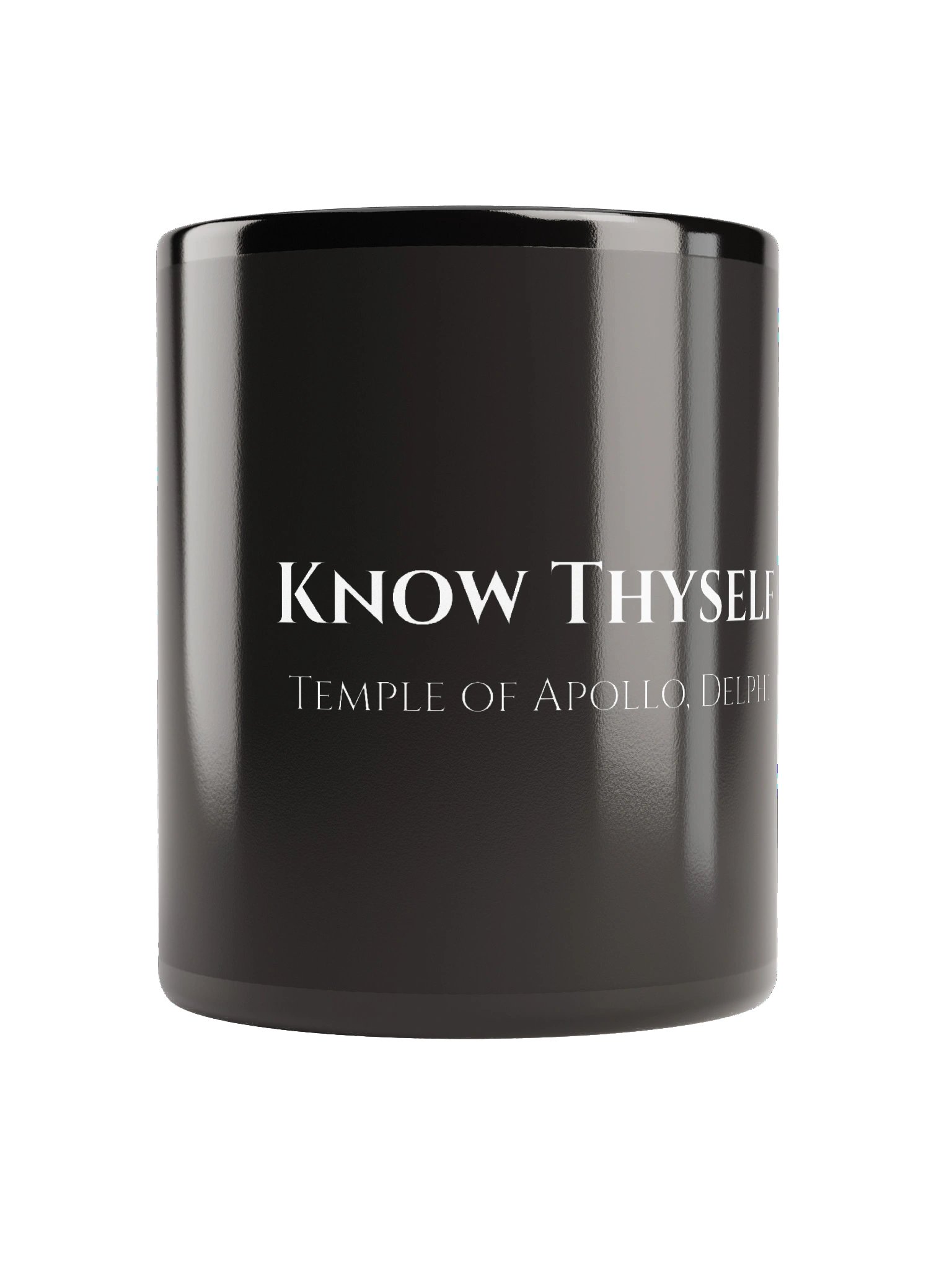 "Know Thyself" Black Mug | Temple of Apollo, Delphi product image (3)