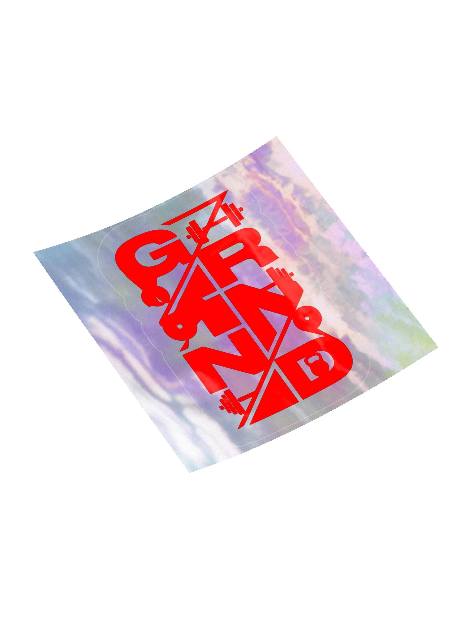 GRND Grind Motivation Holographic Sticker – Gym Decal product image (10)