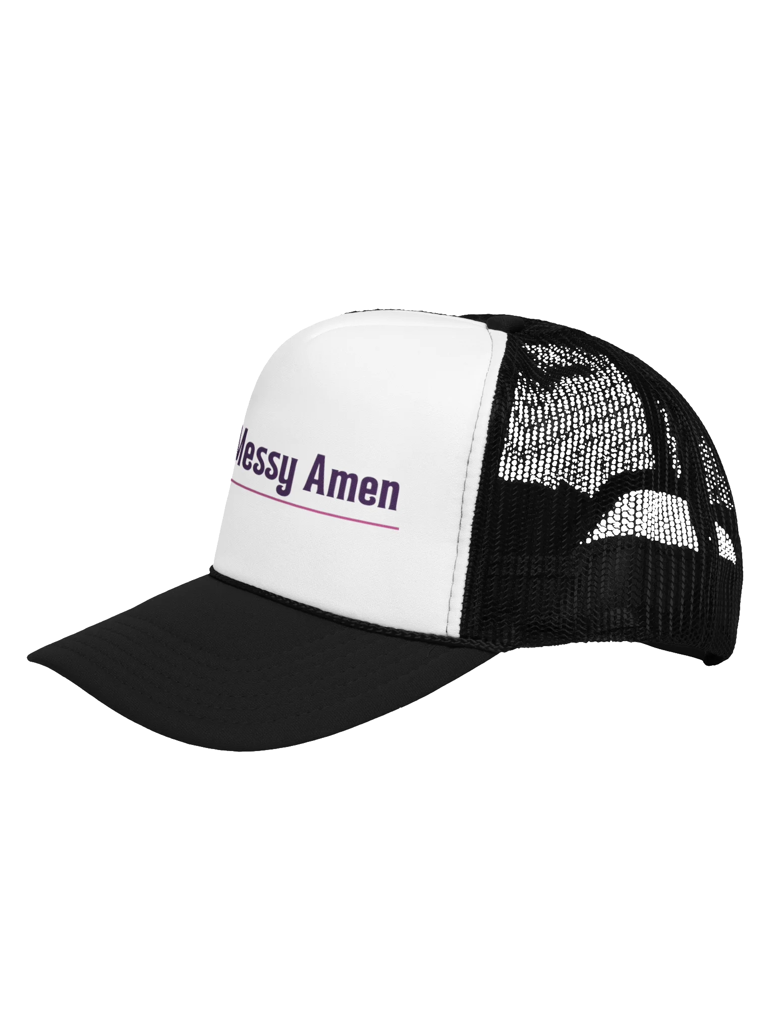 A Messy Amen Two-Tone Trucker Hat product image (3)