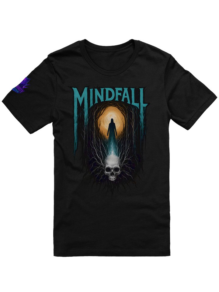 MINDFALL - Mystical Skull Illumination Graphic Tee product image (1)