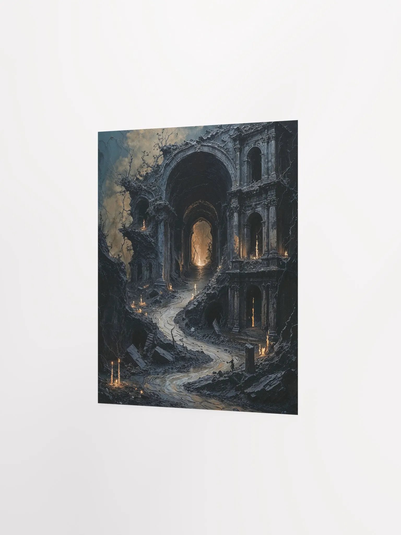 Dark Ruins Matte Poster product image (9)