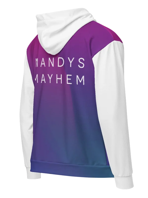 Zip Hoodie - White Sleeves product image (2)
