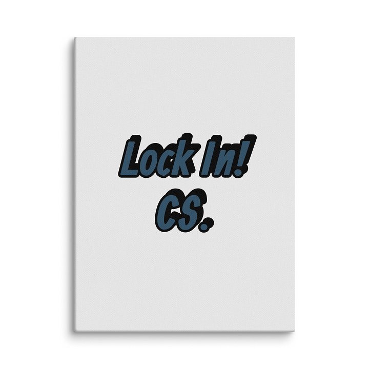 Lock In CS. 9"x12" Wall Art product image (1)