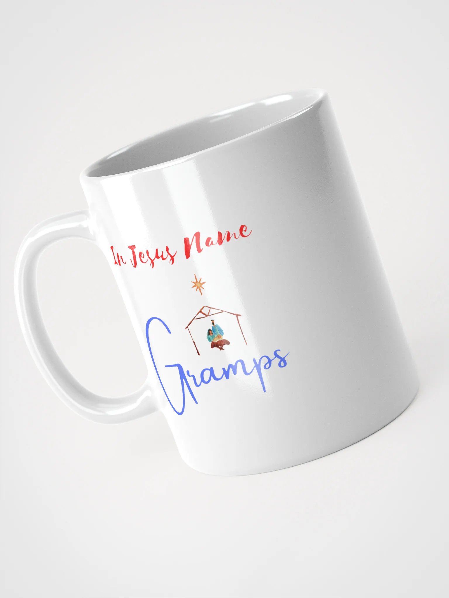 In Jesus Name Nativity Scene Mug product image (1)