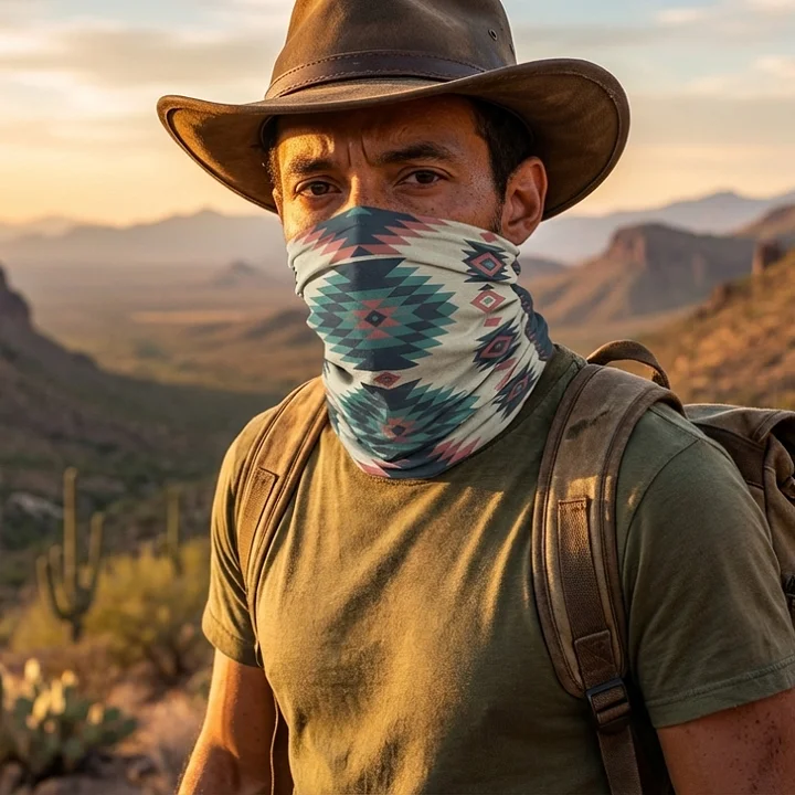 Nomad Neck Gaiter – Mexican Symmetry Edition 06 product image (1)