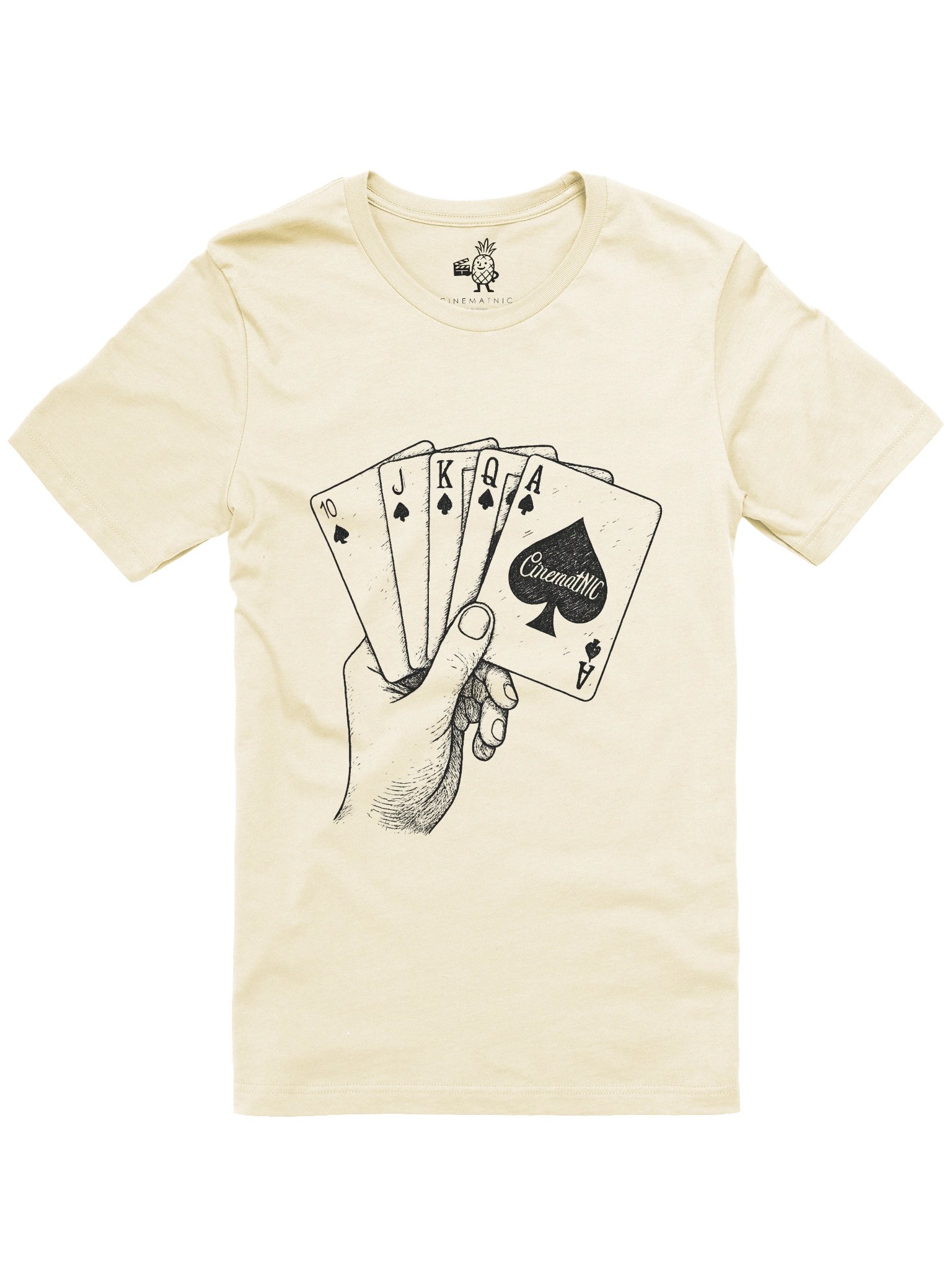 Saloon Royal Flush Poker Cards Western Wear T-Shirt product image (1)