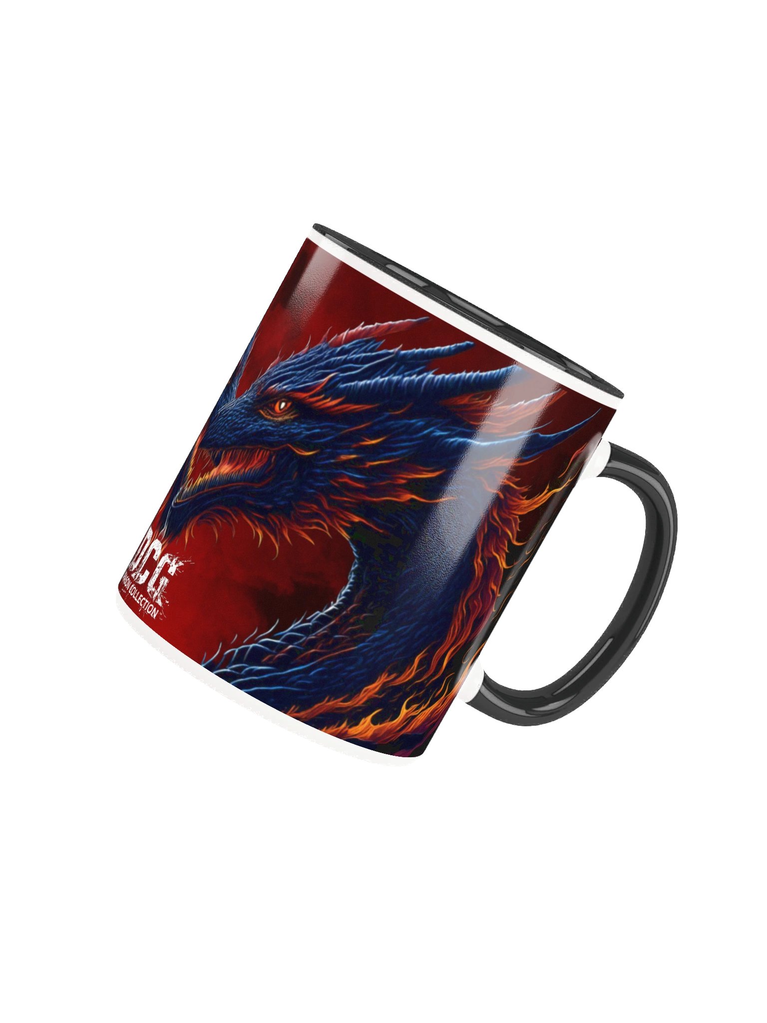Fiery Dragon Symmetry Ceramic Mug product image (10)