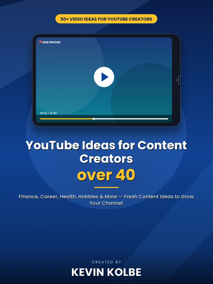 YouTube Ideas for Creators Over 40 product image (1)