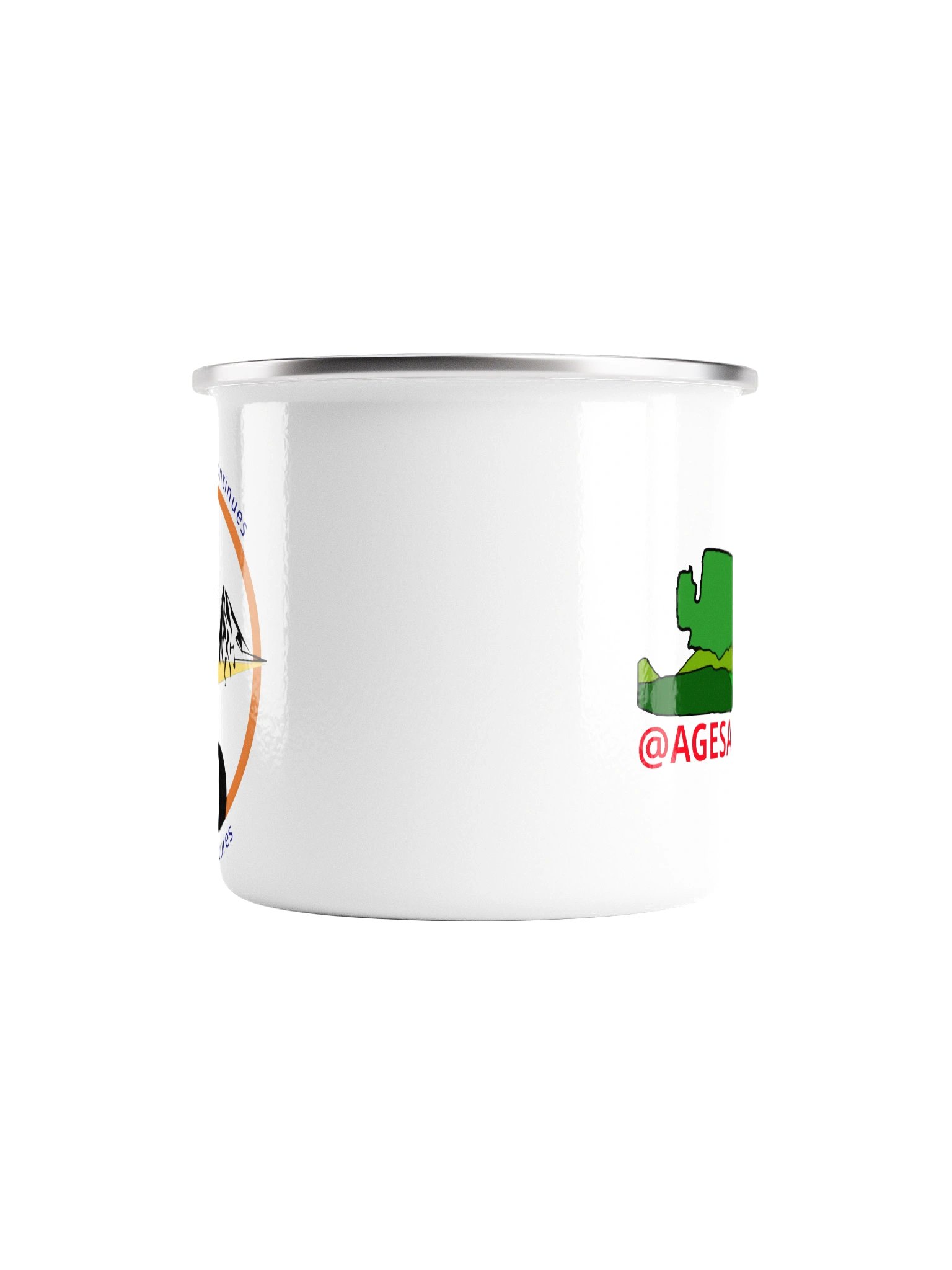The Journey Continues Enamel Mug product image (2)