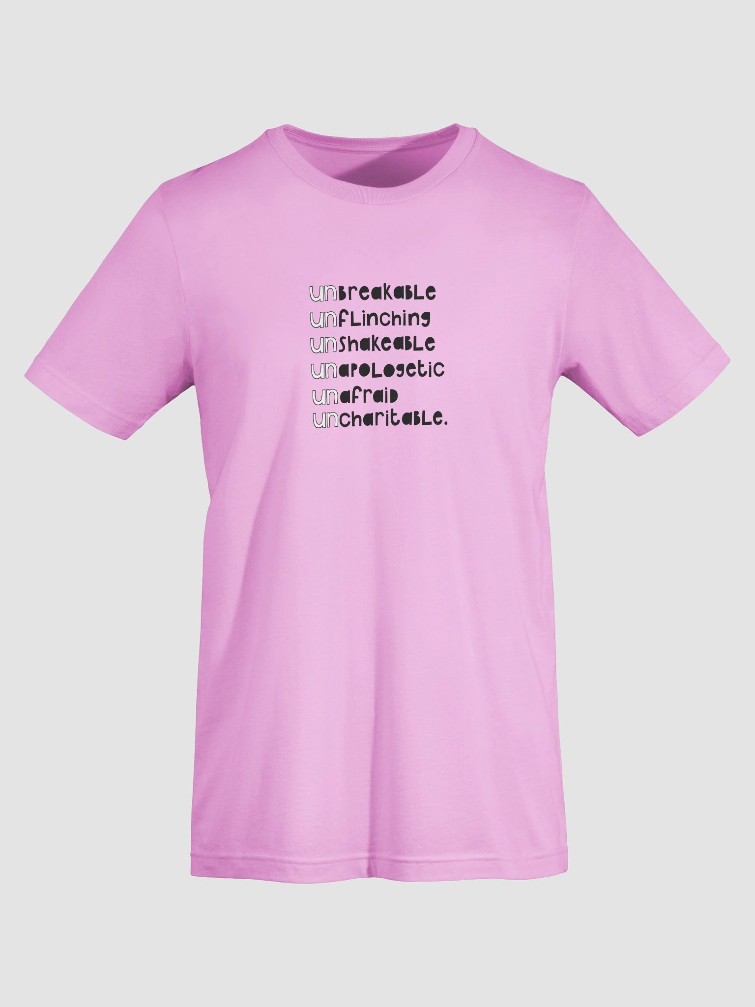 Be Uncharitable T-Shirt (light colours) product image (3)