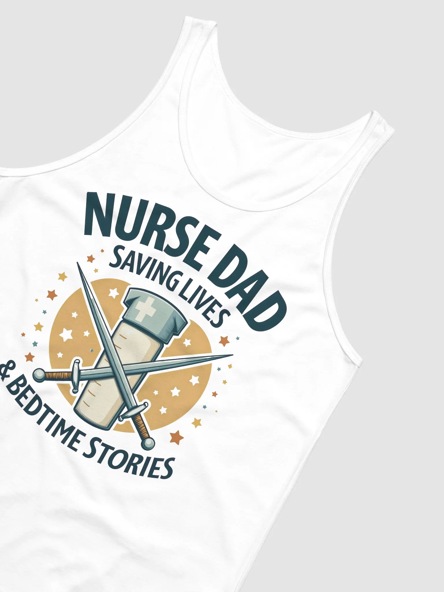 Nurse Dad Saving Lives Tank product image (10)