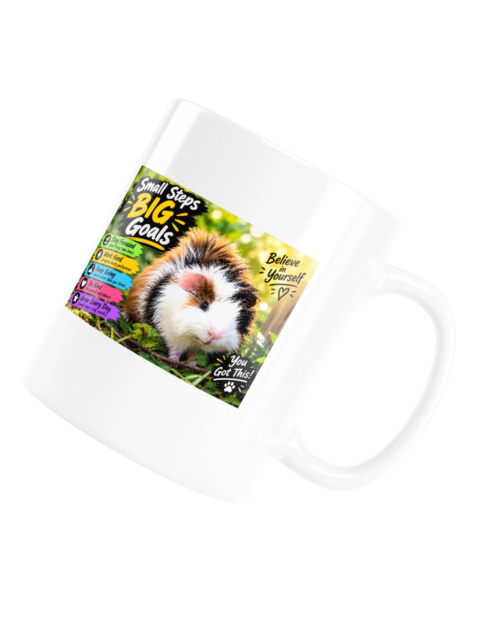 Small Steps Big Goals Guinea Pig Mug product image (16)