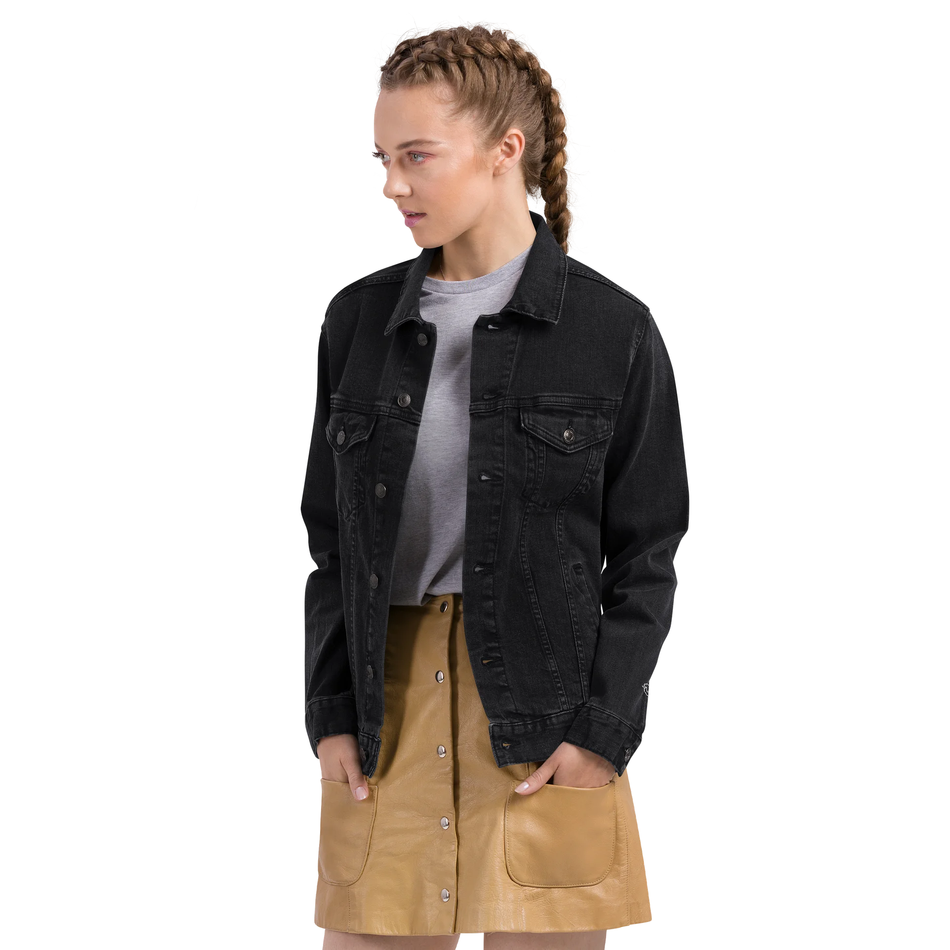 WOMEN DEMIN JACKET NAVY BLUE product image (2)