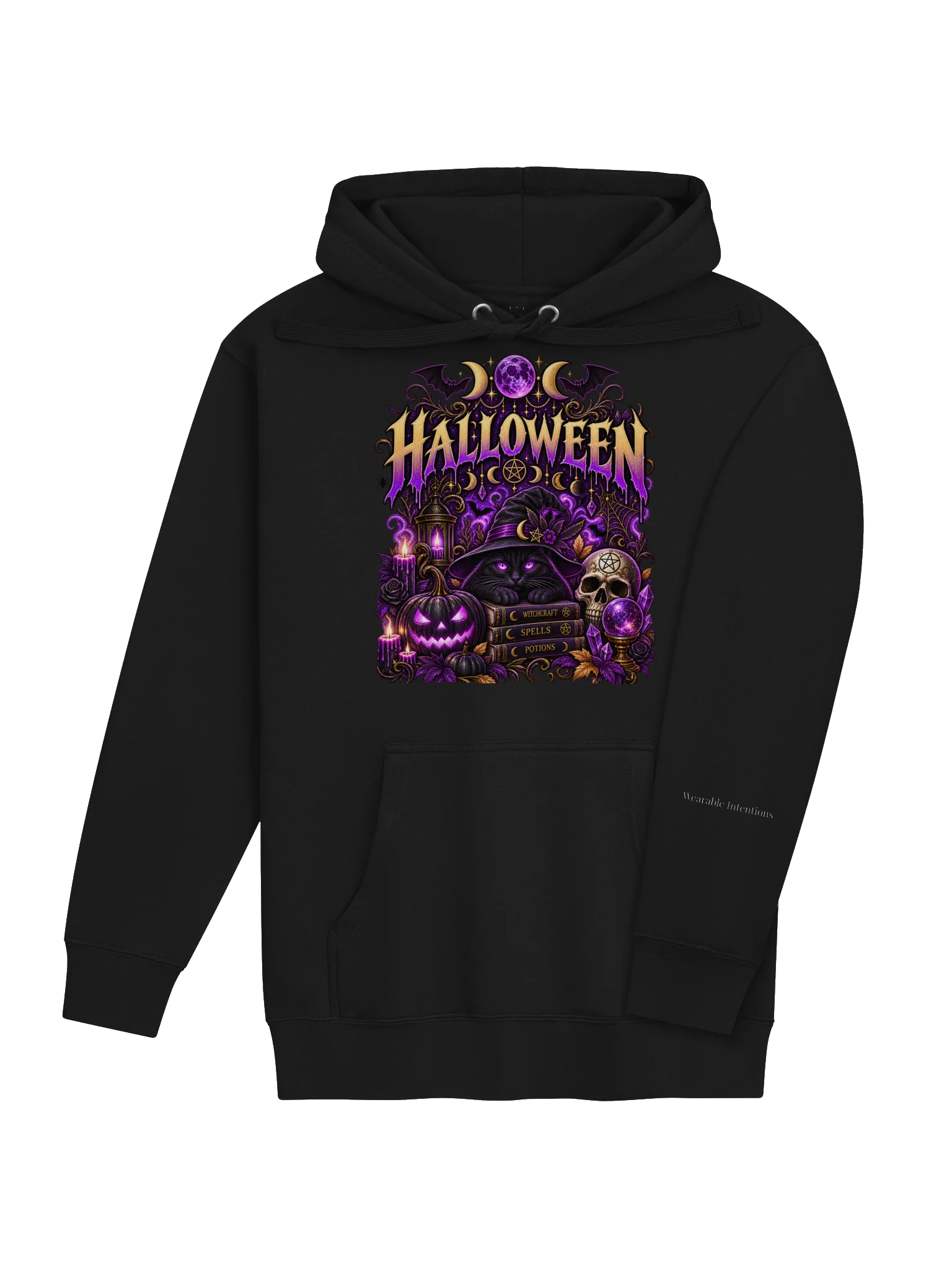 Halloween Witchy Cat | Wearable Witchcraft Hoodie product image (4)