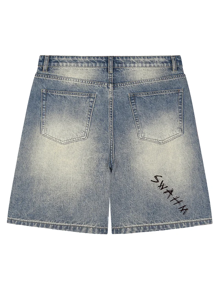 SWAHM “Stay Winning” Denim Shorts product image (2)