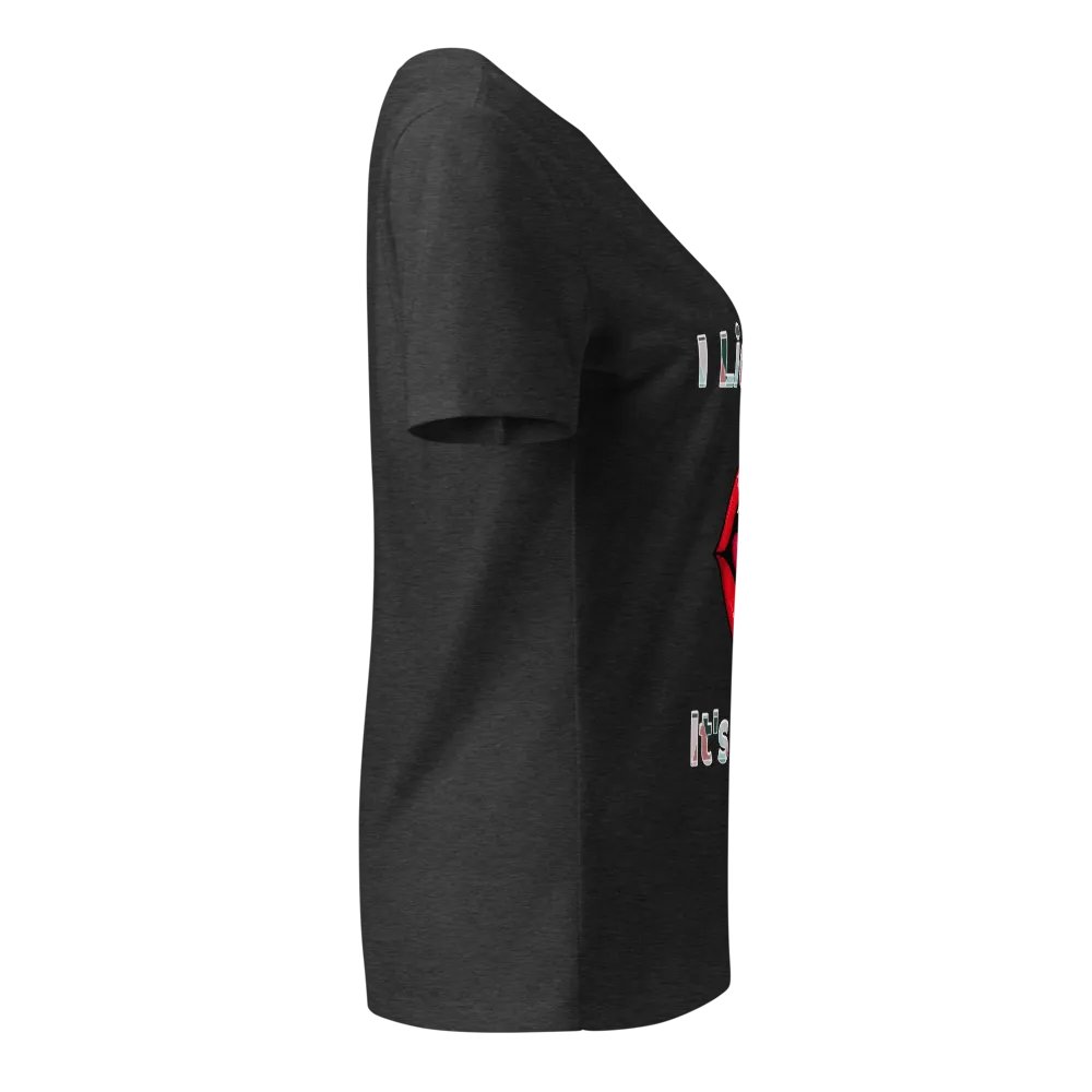 I Licked It, It's Mine V - Neck product image (13)