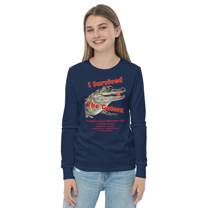 "I Survived the Gators!" - Youth Long Sleeve T-shirt product image (20)