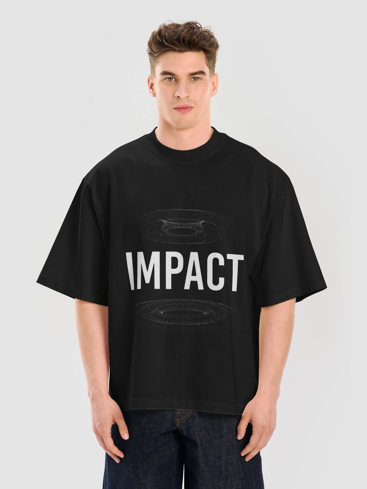 Global Reach. - Heavyweight Oversized Tee product image (5)