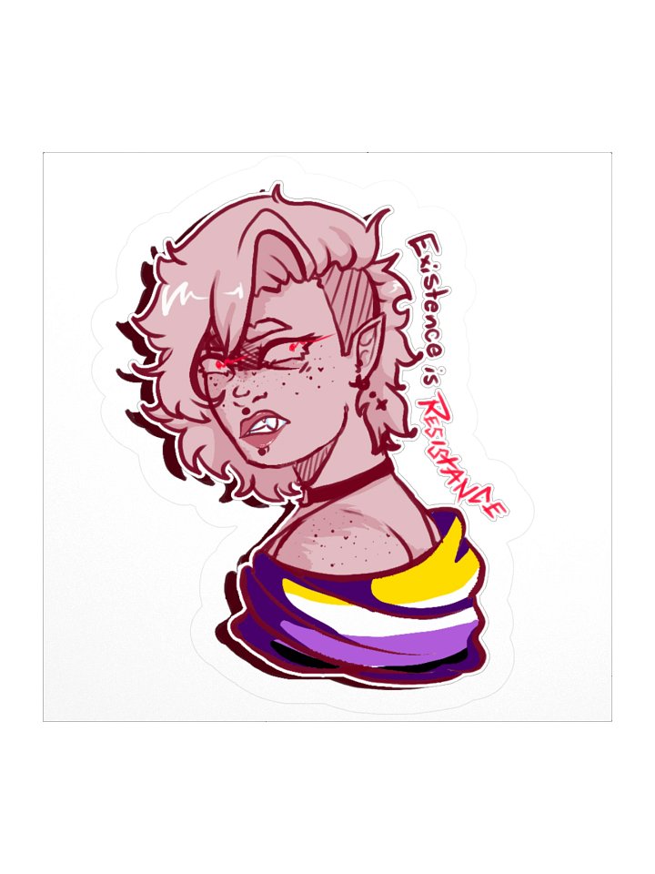 Existence is resistance (sticker) product image (2)