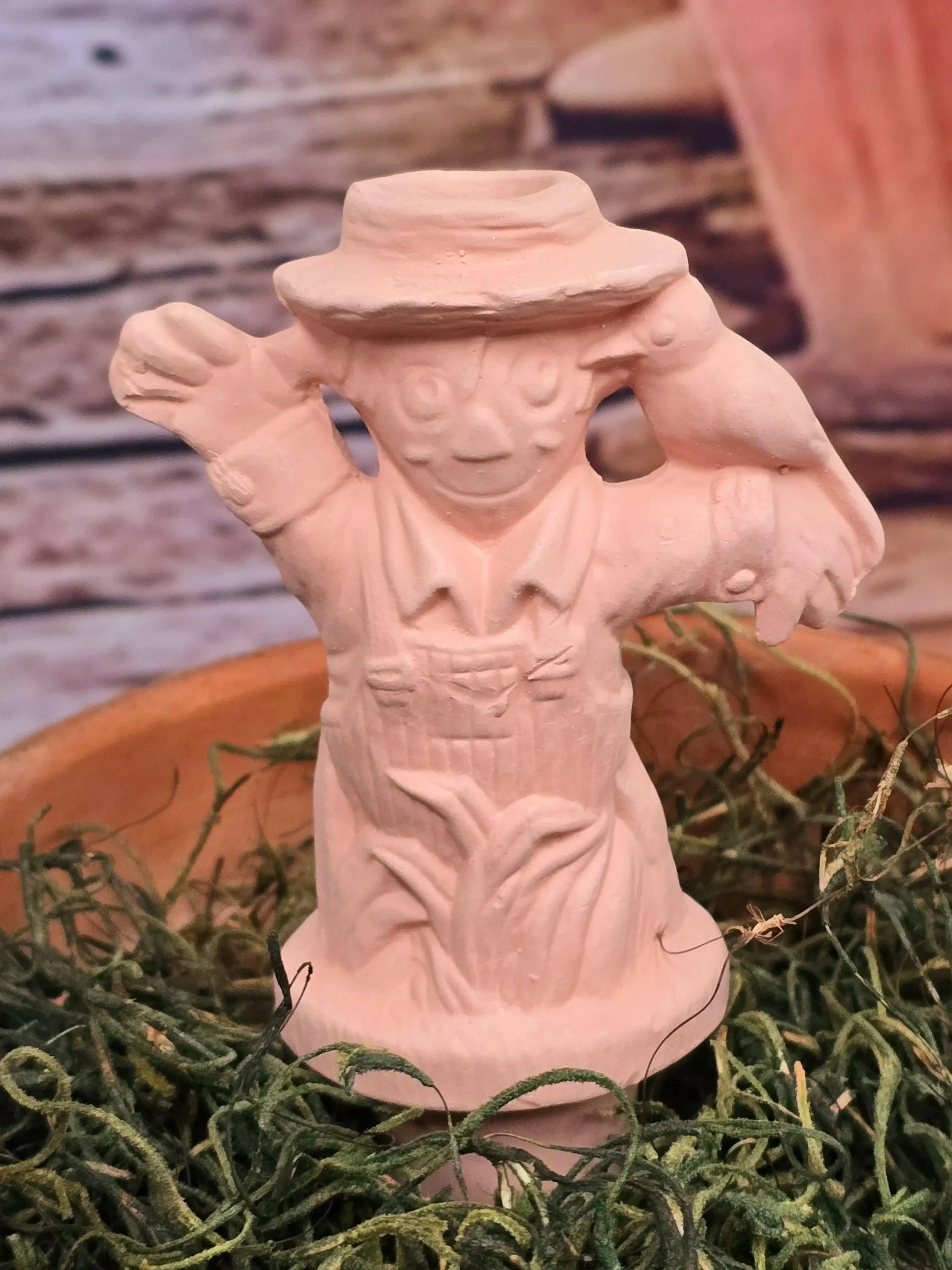 Handcrafted Terracotta Plant Water Spike: Houseplant Pot Sitter product image (7)