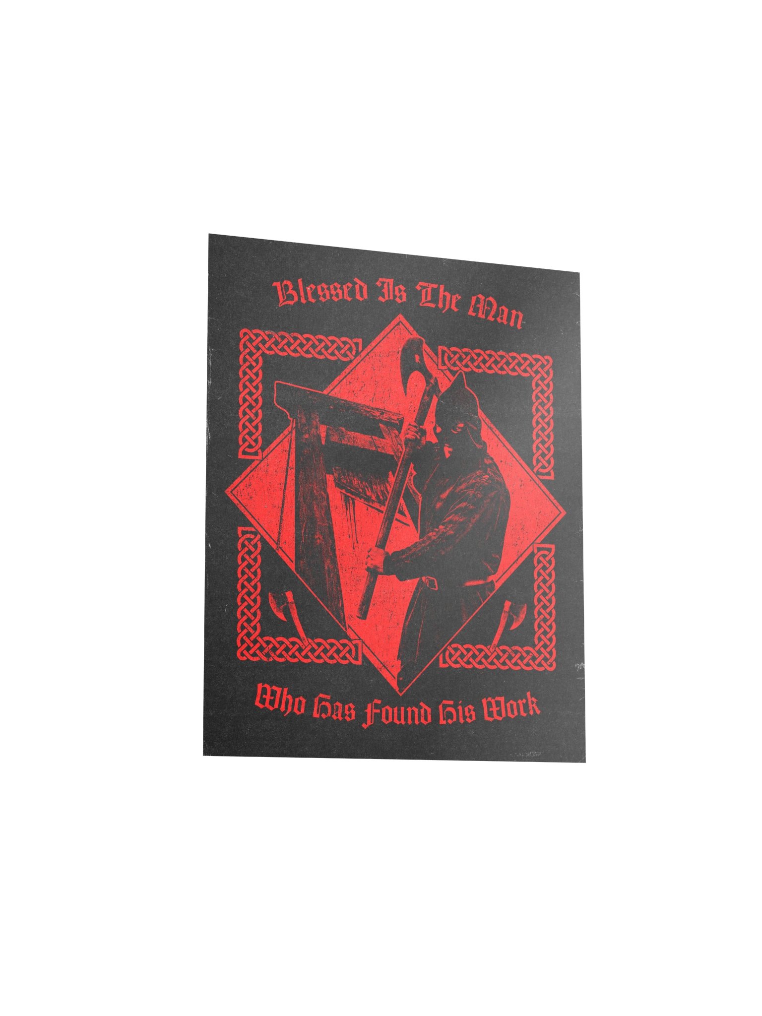 BLESSED IS THE MAN POSTER RED product image (11)