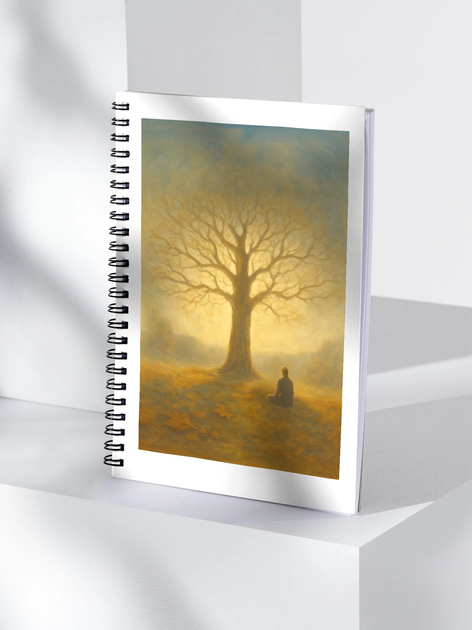 Renewal with Oak Tree, Intention Ritual Spiral Notebook product image (4)