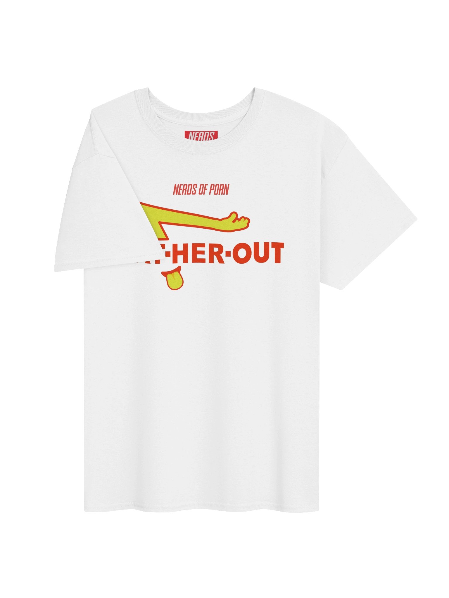 Eat Her Out Restaurant Parody Tee (white) product image (5)