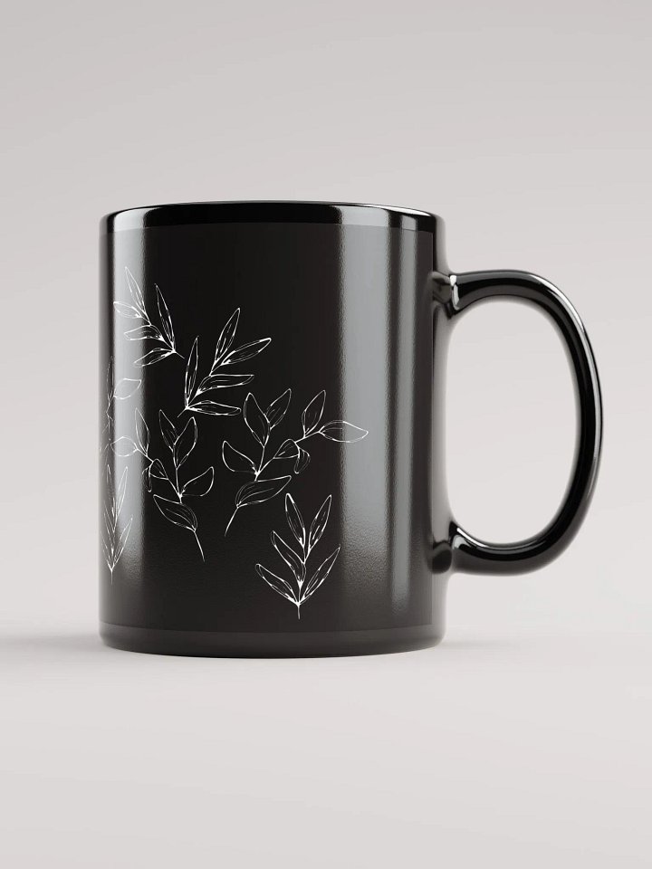 Simply Leaves - Black Mug product image (1)